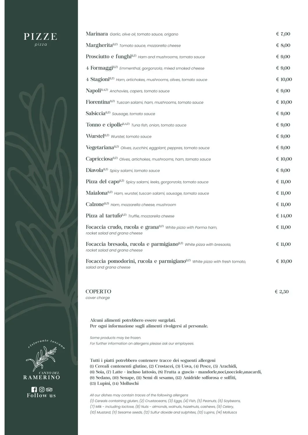 Menu 2