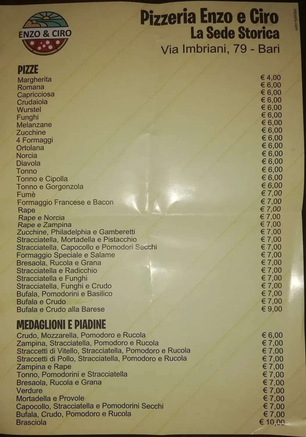 Menu 2