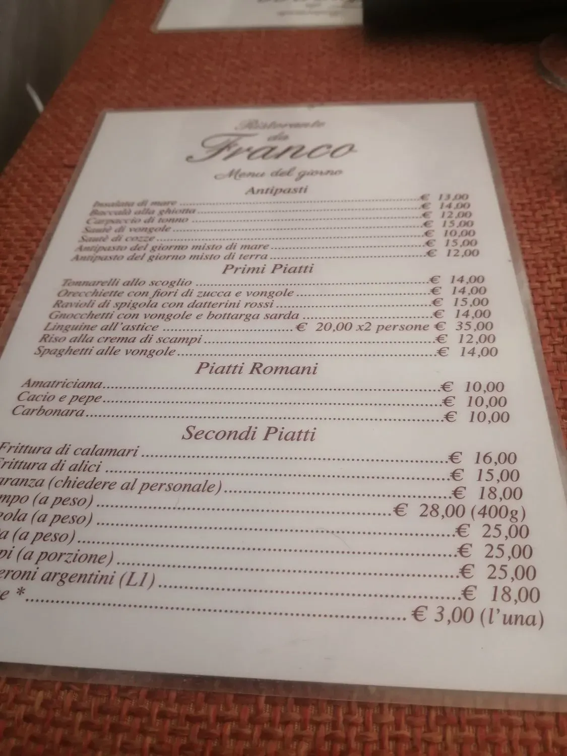 Menu 3