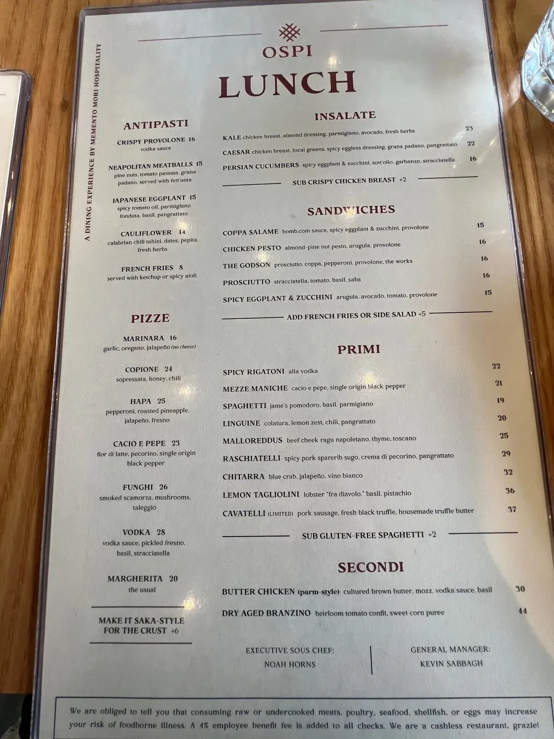 Menu 3