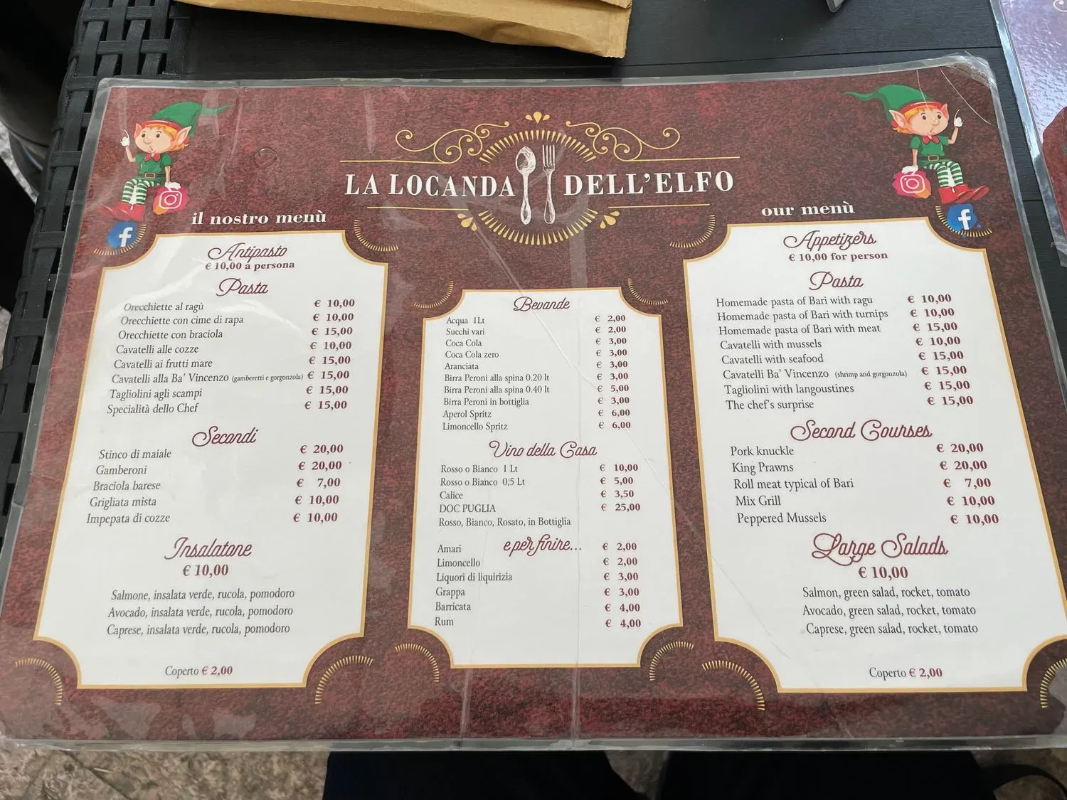 Menu 2