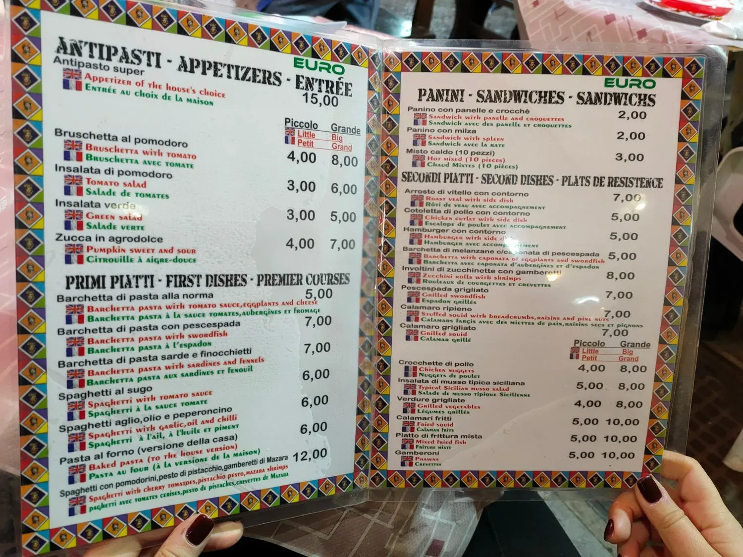 Menu 3