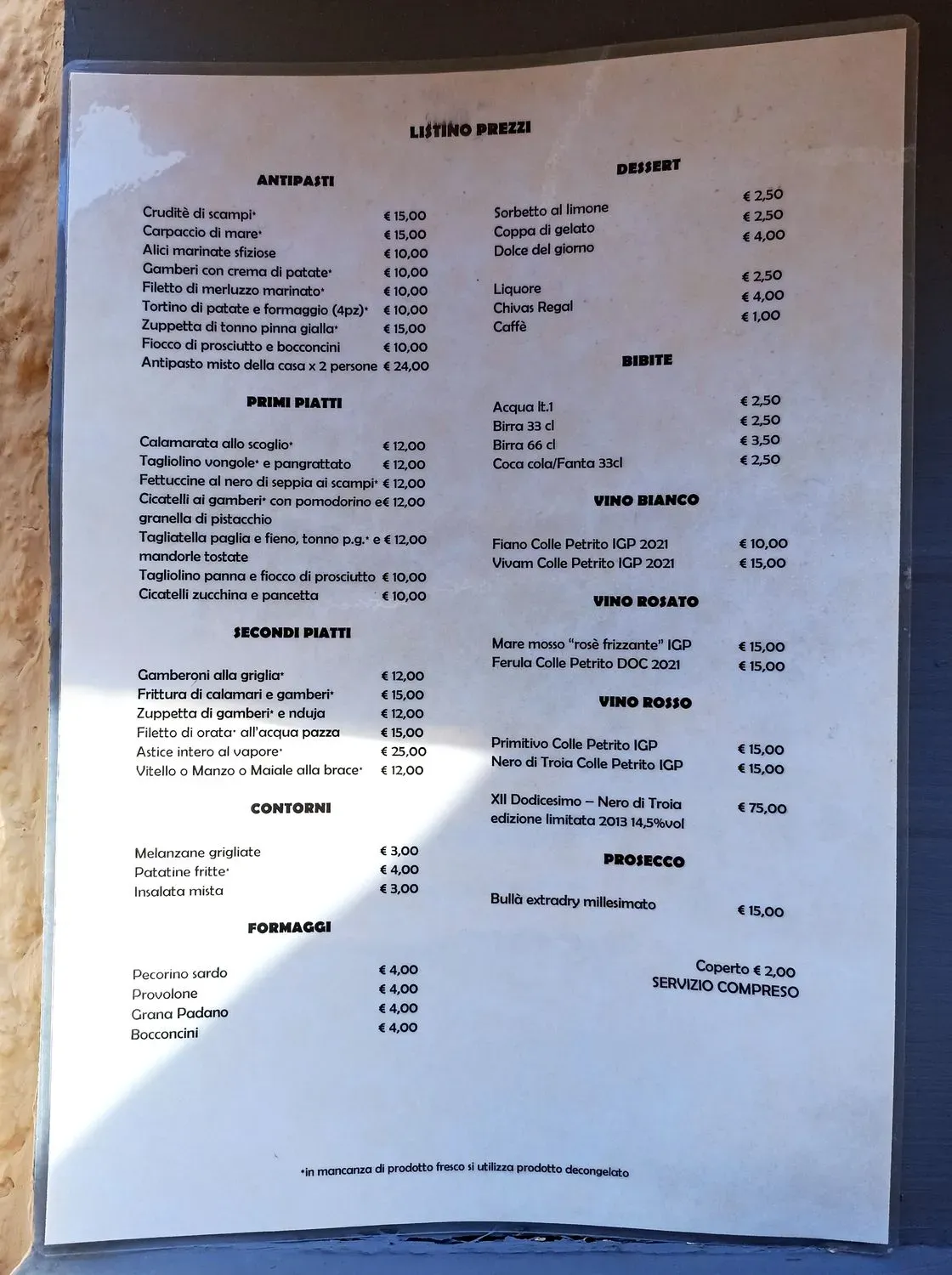 Menu 2