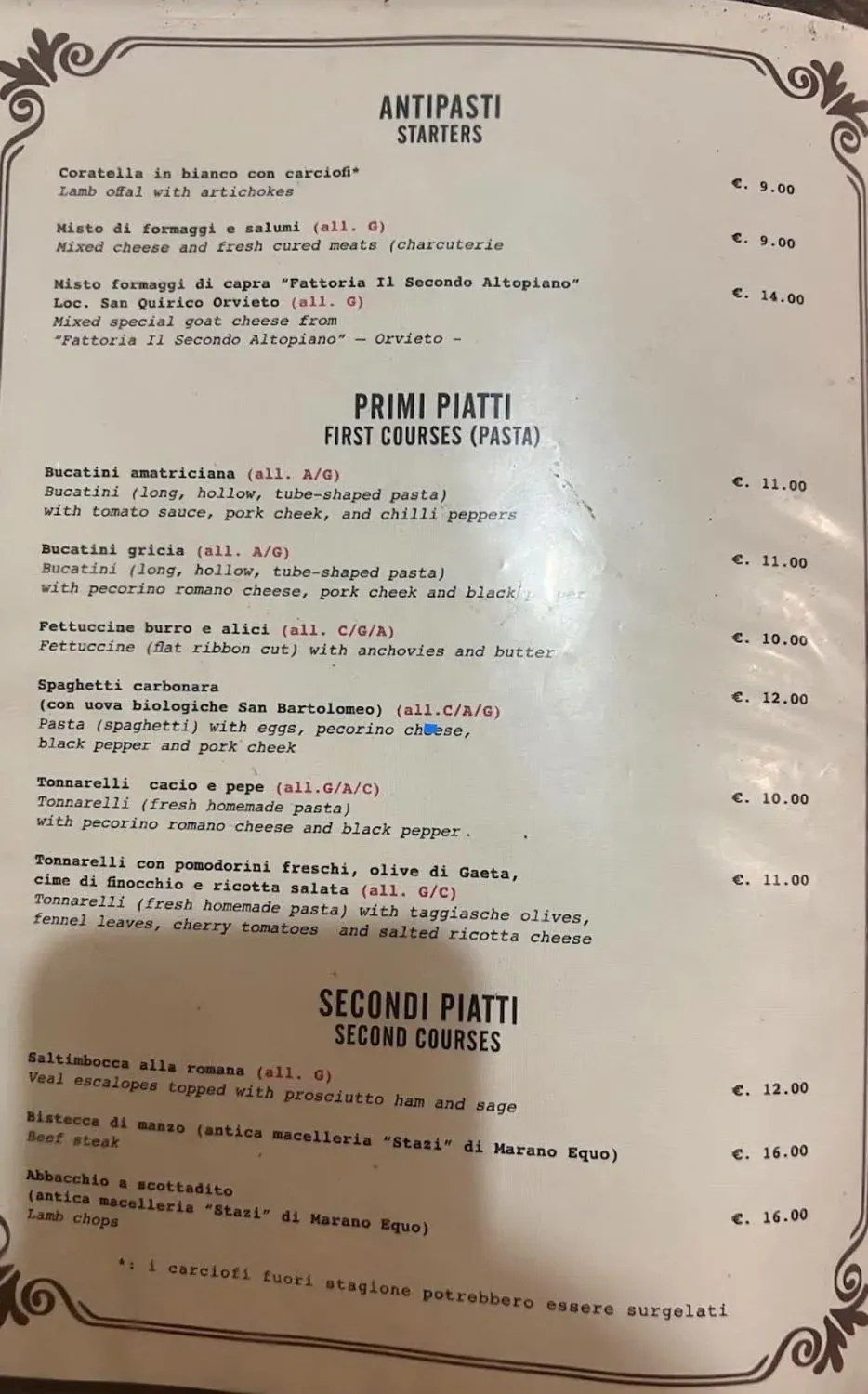 Menu 2