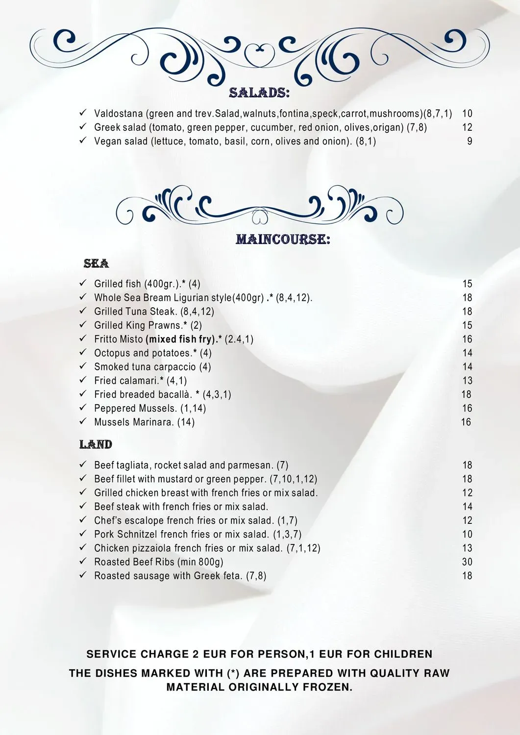 Menu 2