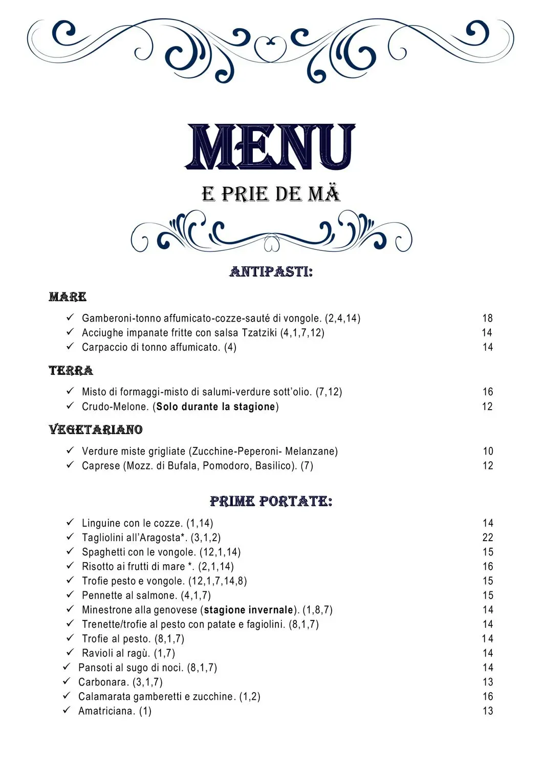 Menu 3