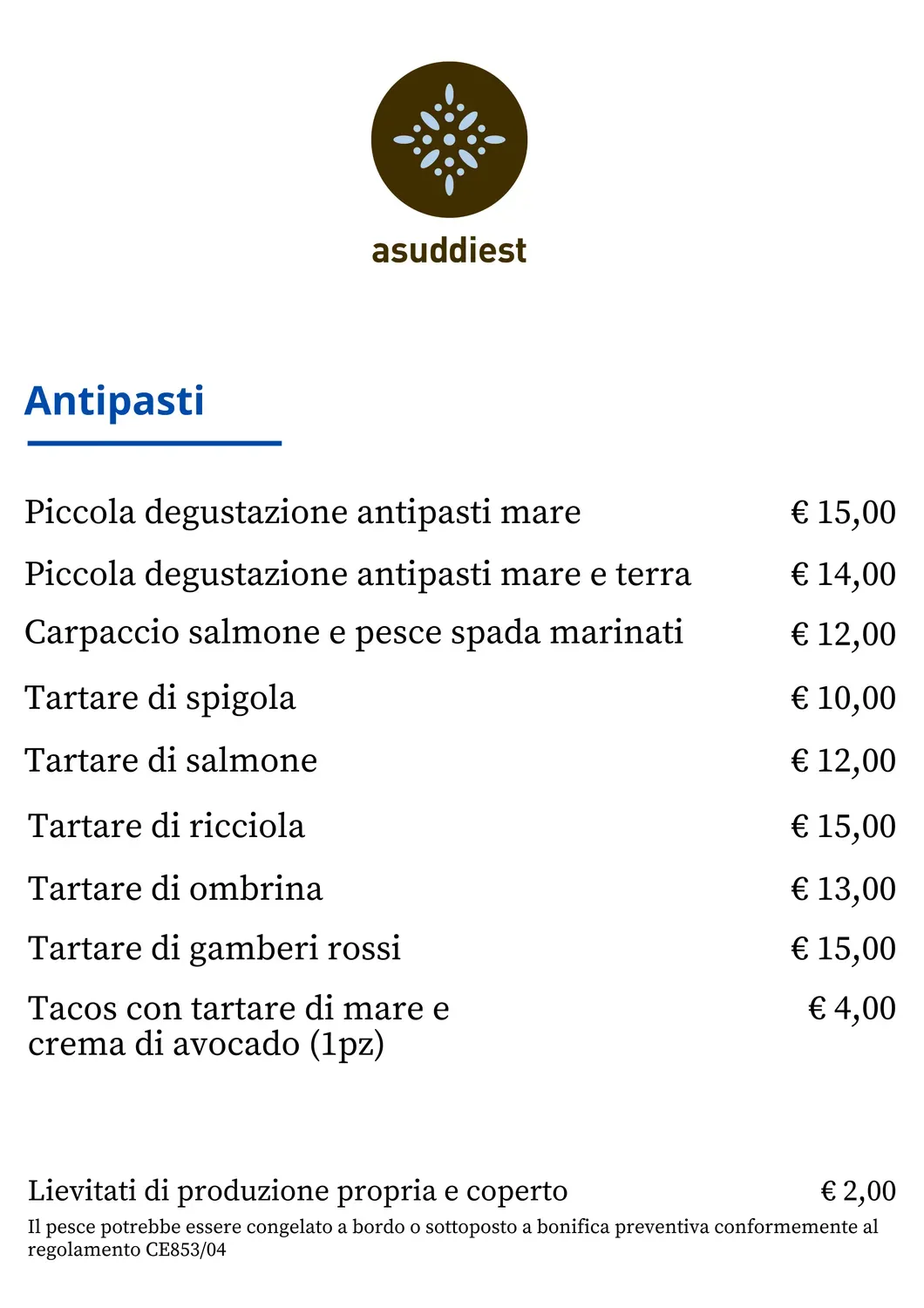 Menu 3