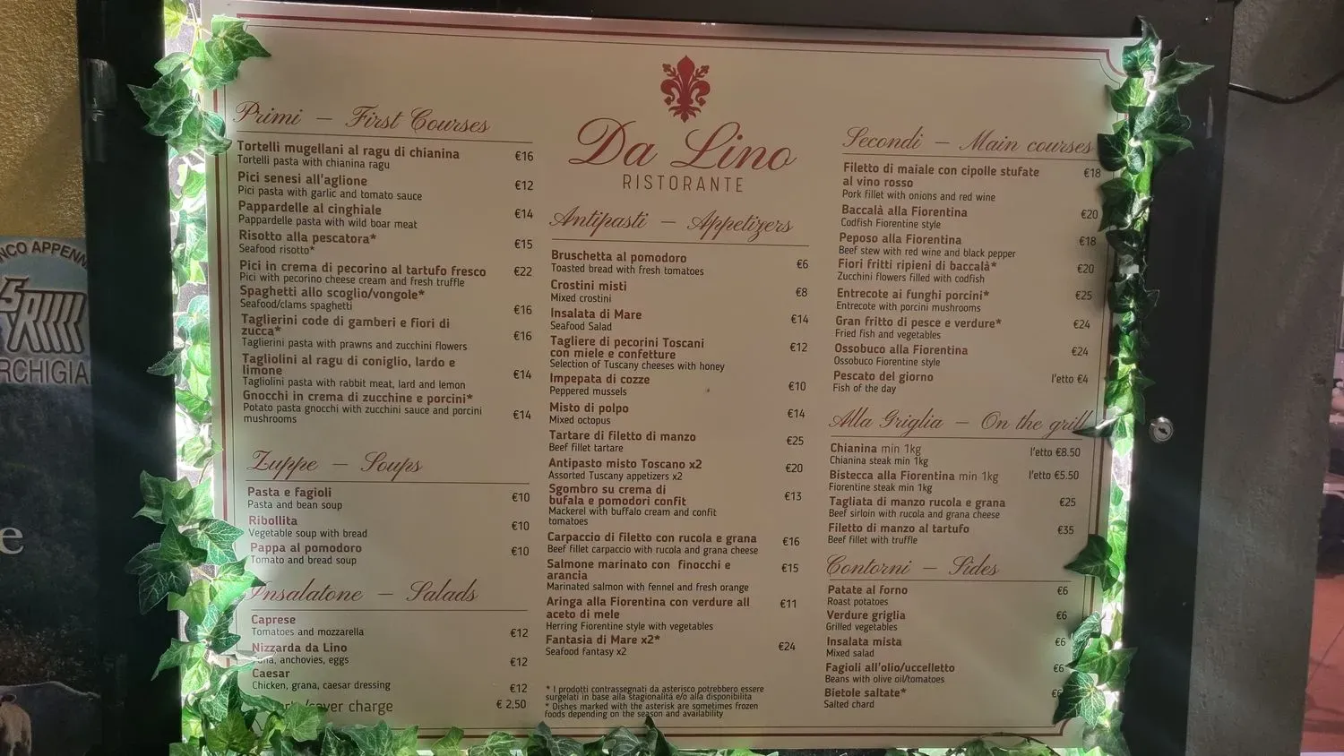 Menu 2