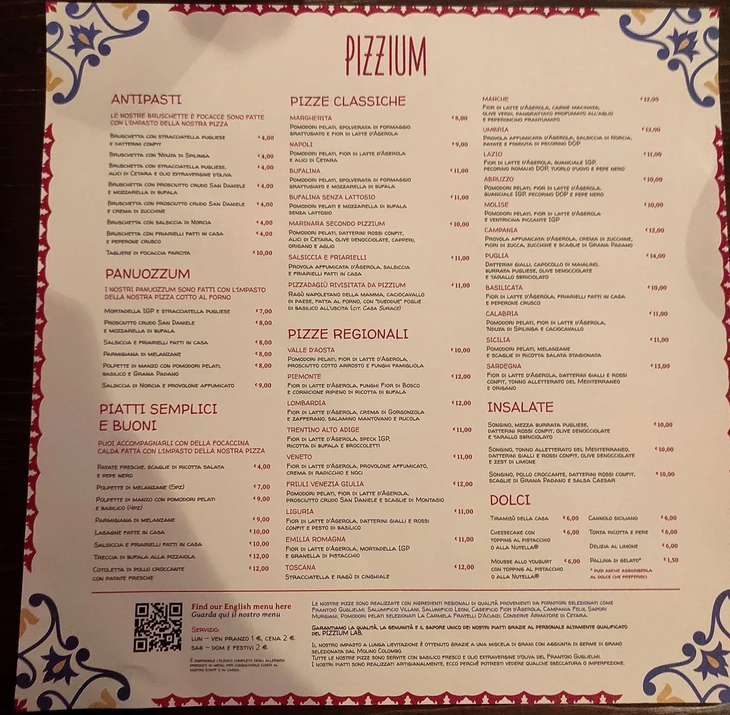 Menu 2