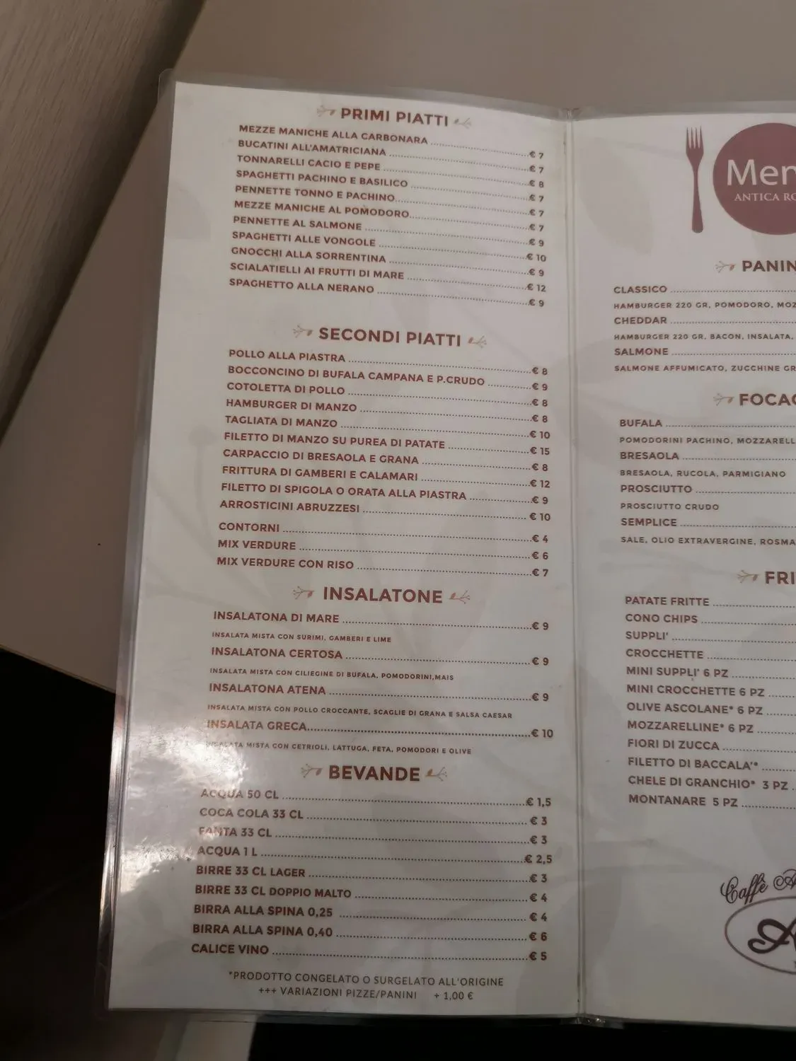 Menu 3