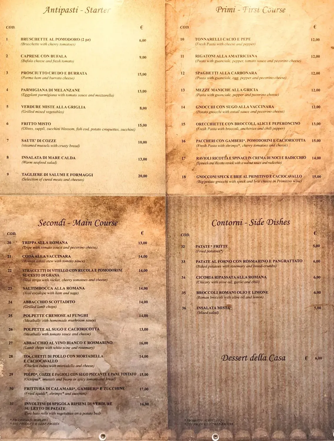 Menu 2