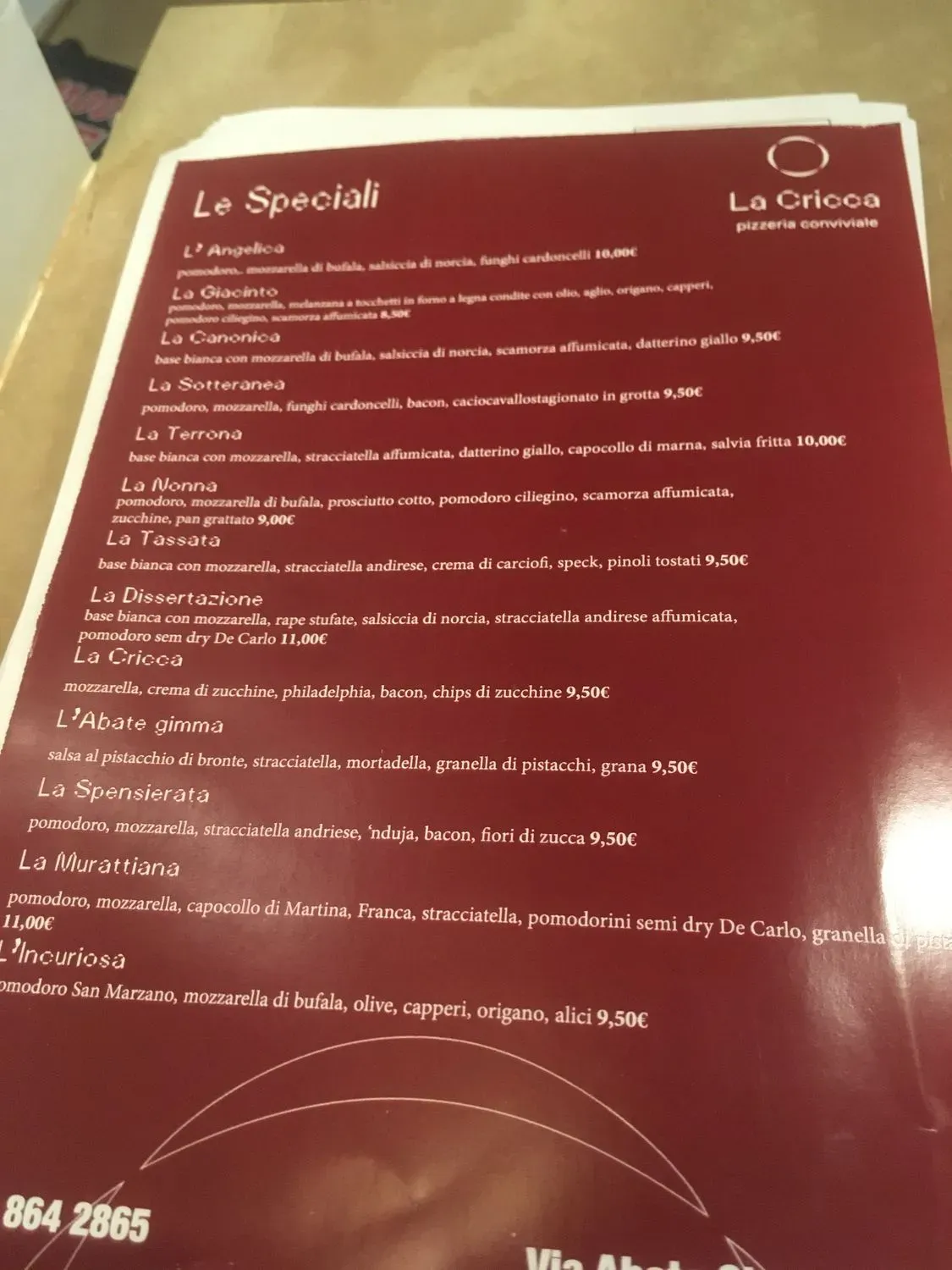 Menu 2