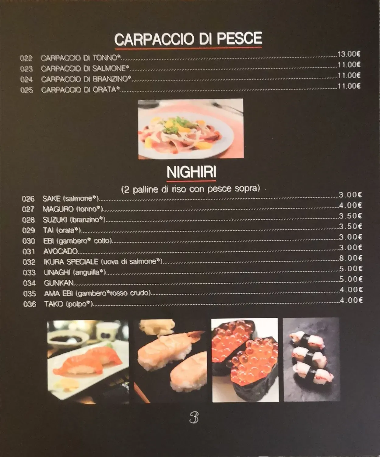 Menu 3