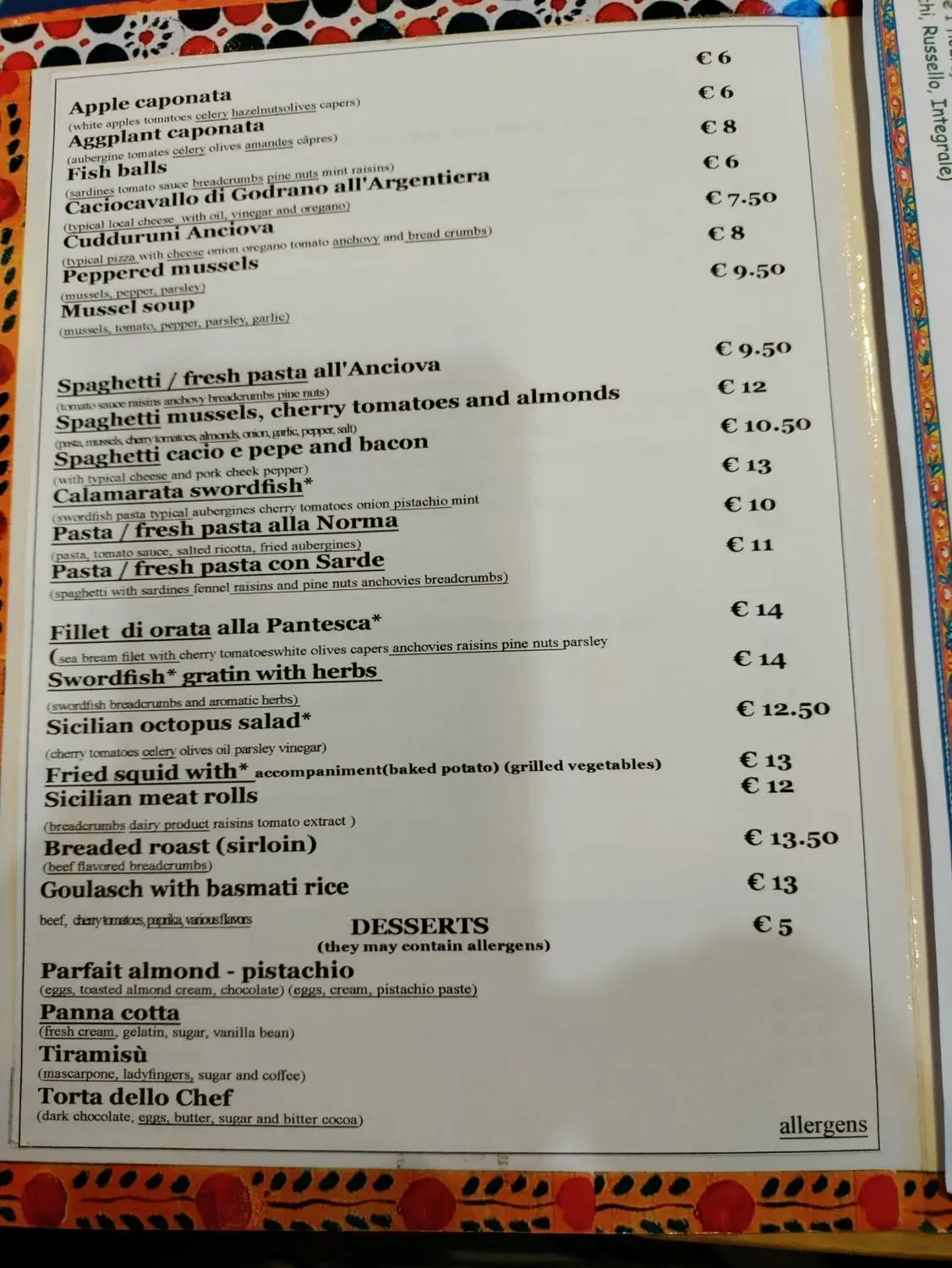 Menu 2