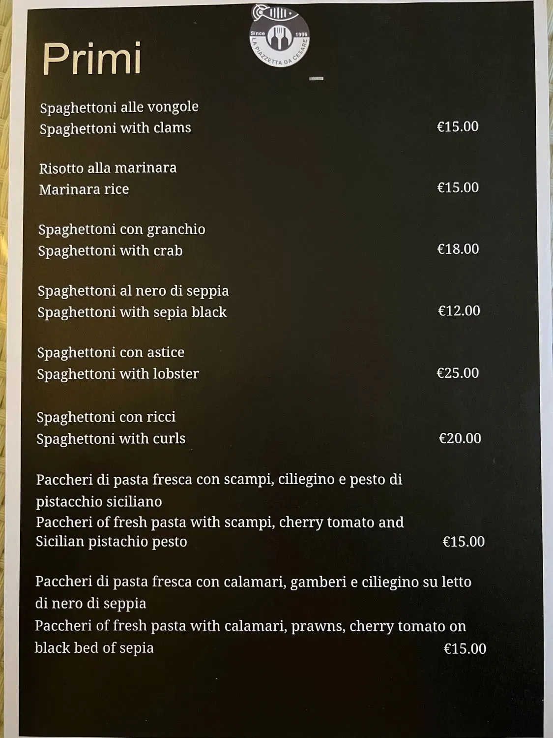 Menu 2