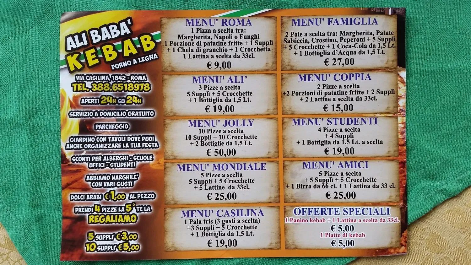 Menu 3