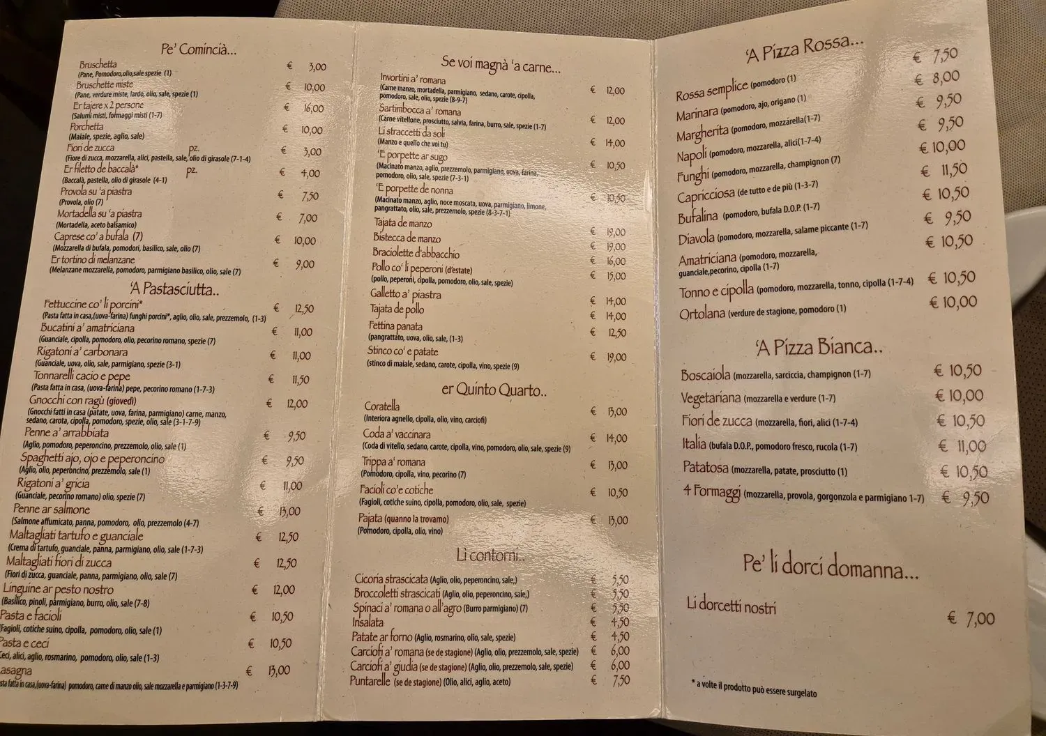 Menu 3