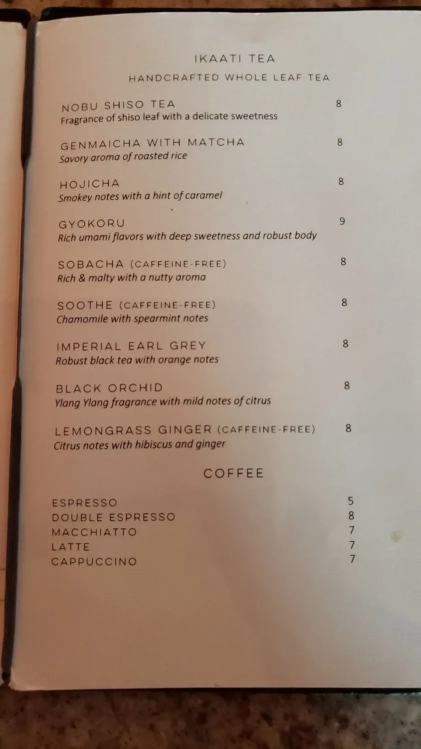 Menu 2