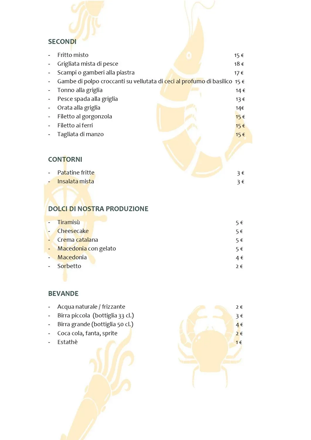 Menu 2