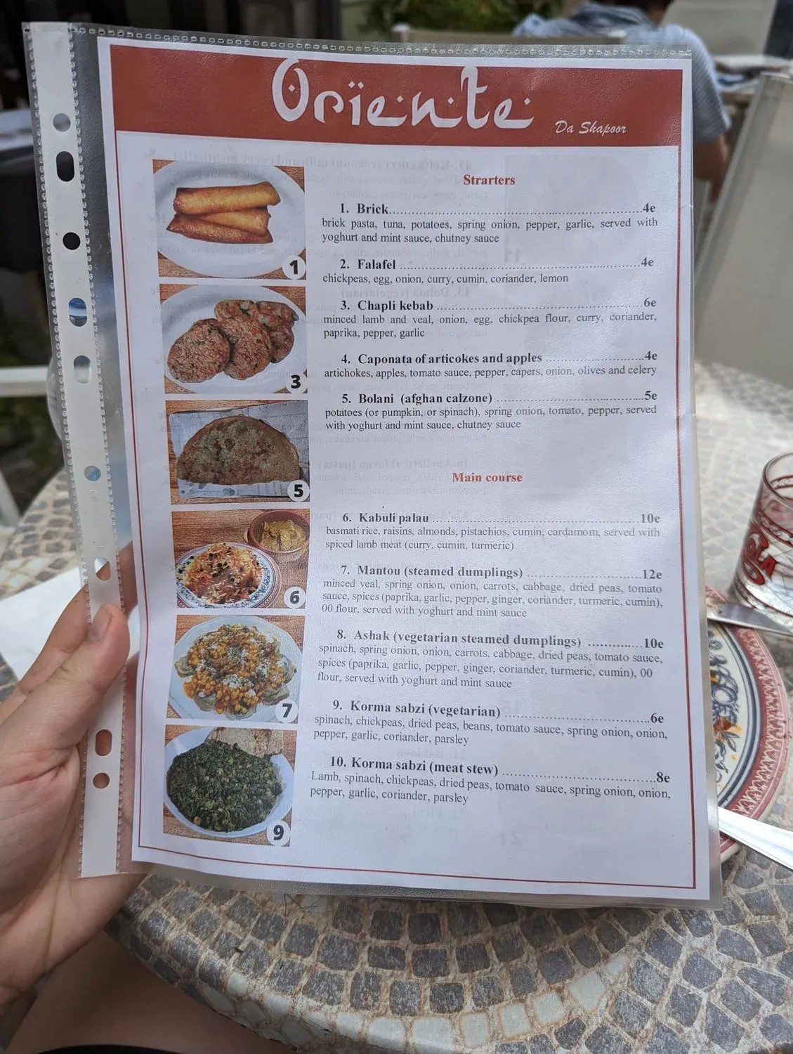 Menu 2