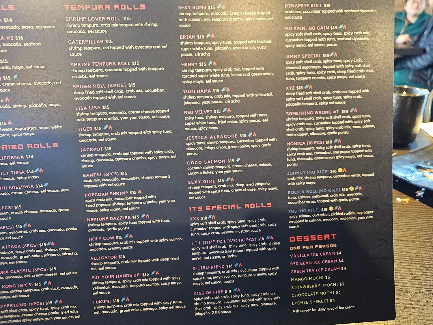 Menu 5