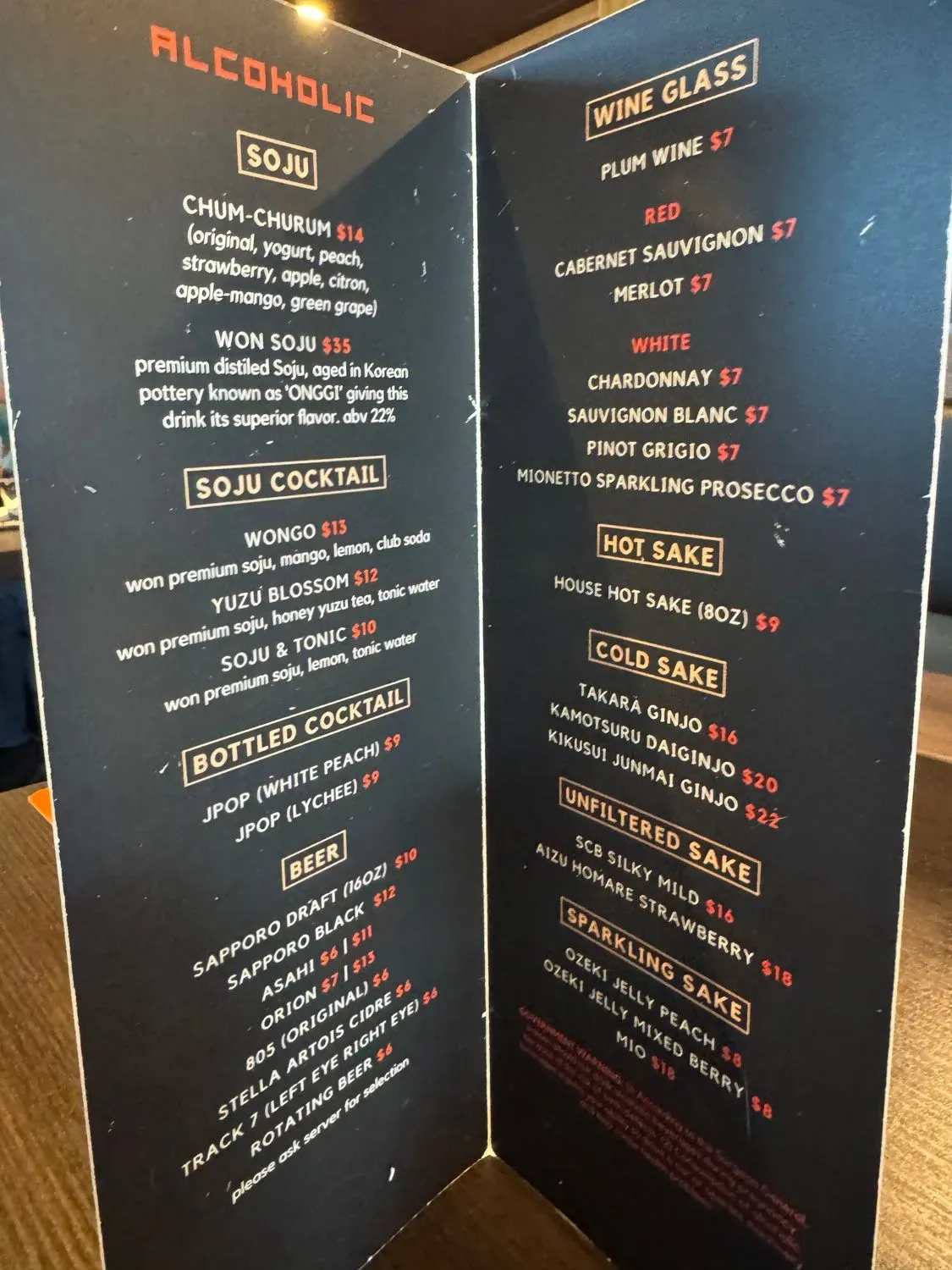 Menu 4