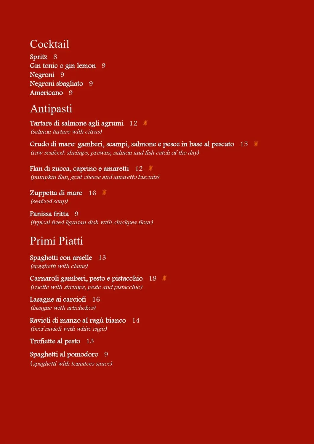 Menu 2