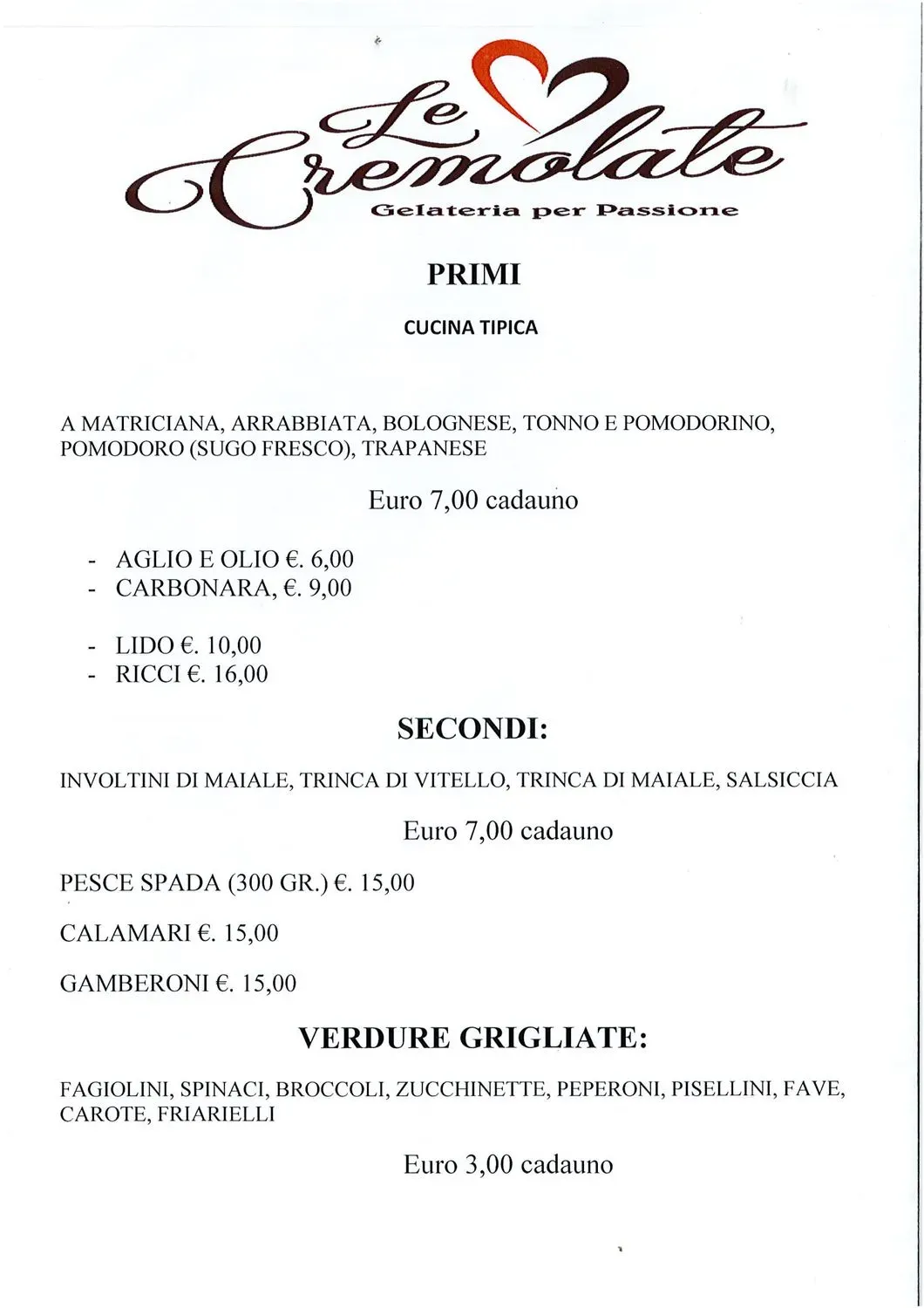 Menu 2