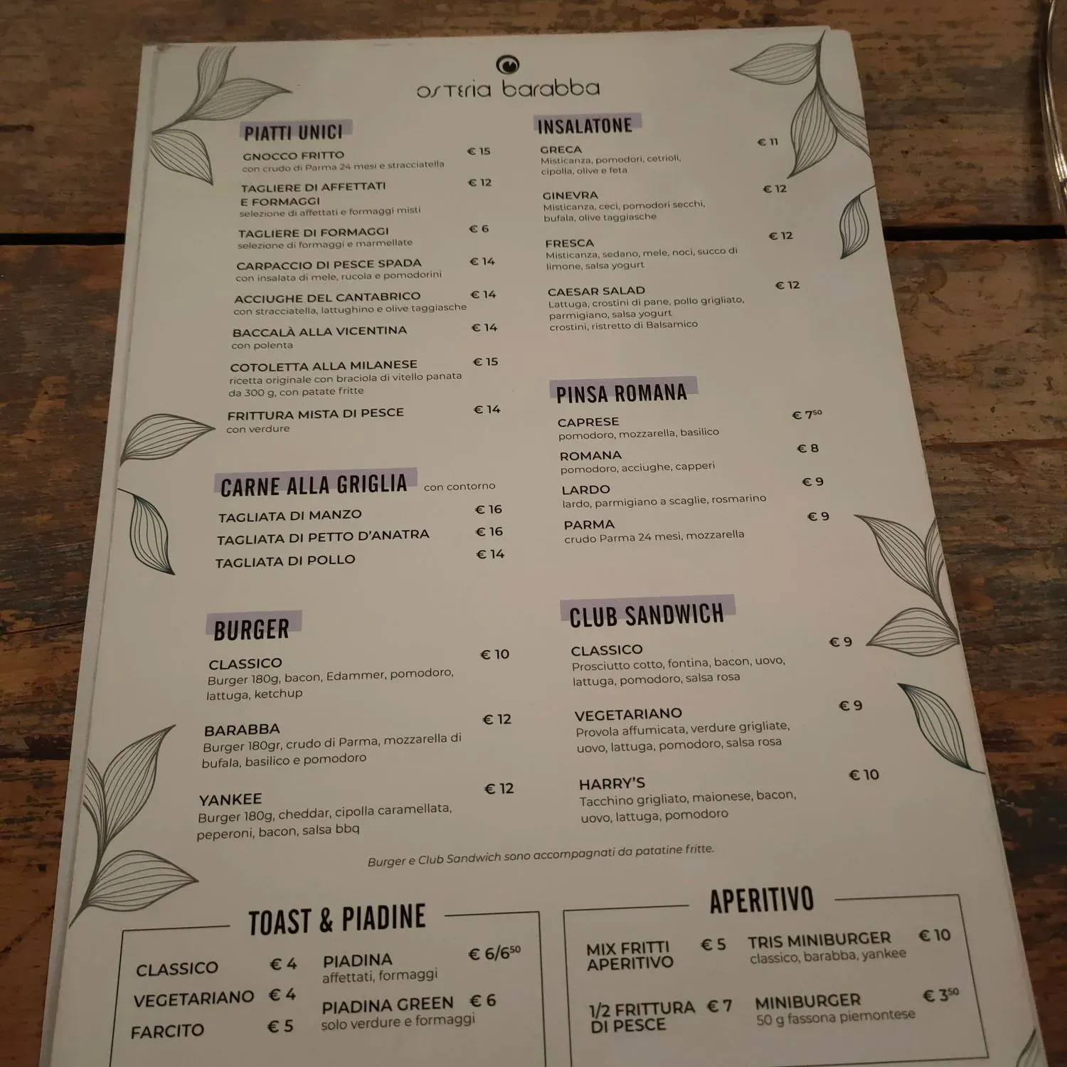 Menu 2