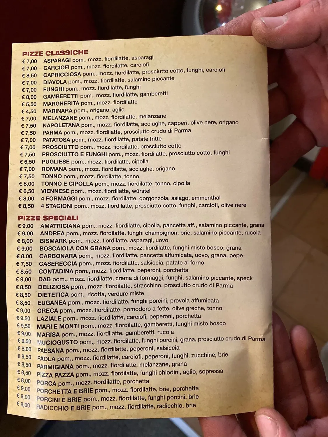 Menu 2