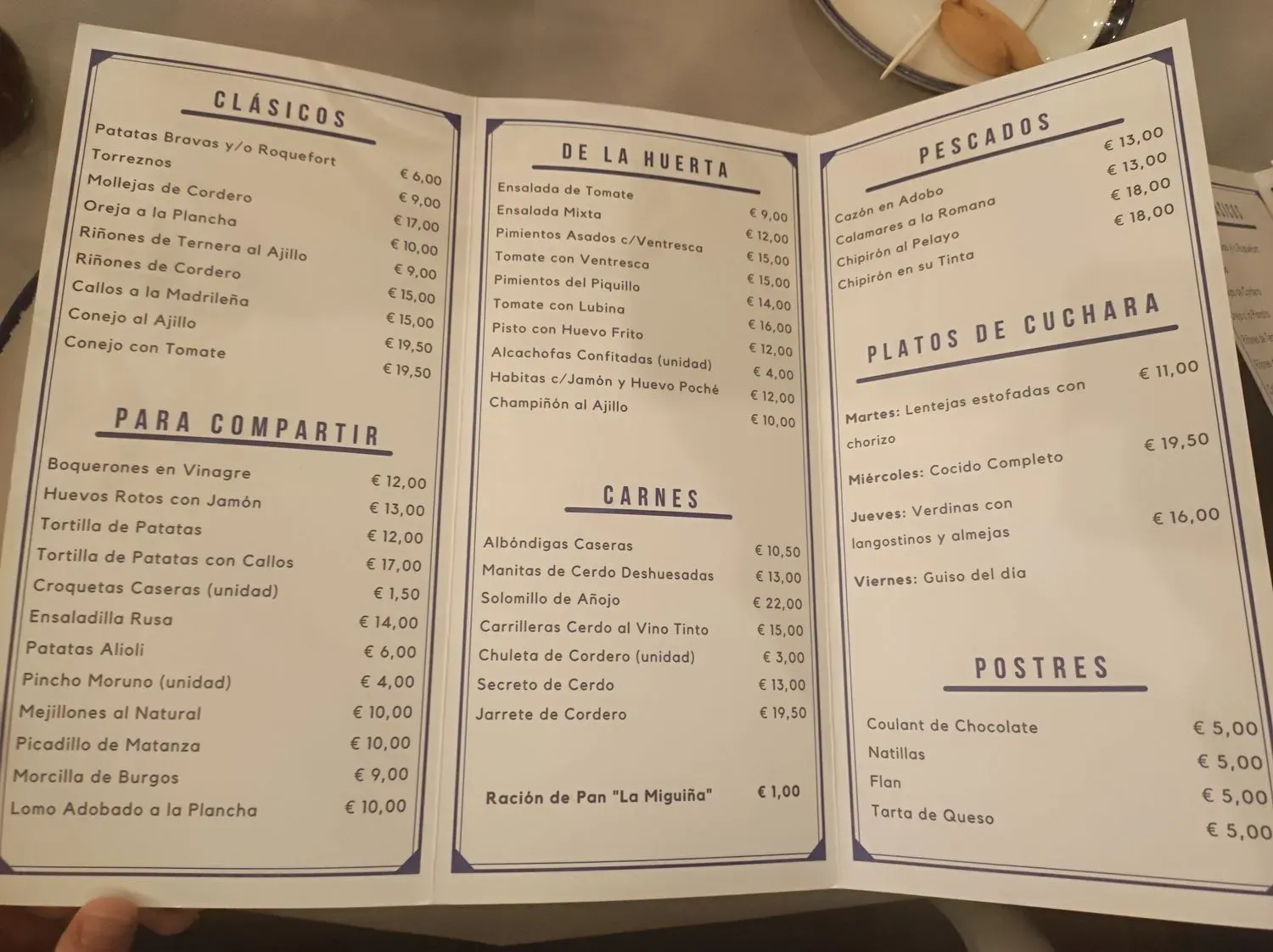 Menu 2