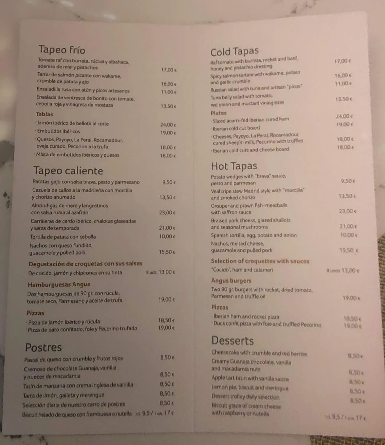 Menu 3