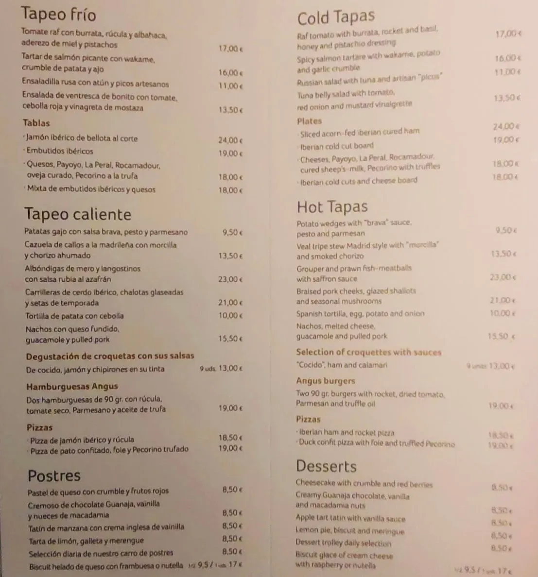 Menu 2