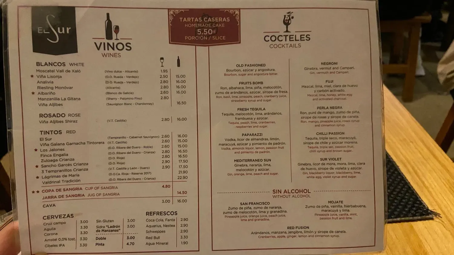 Menu 3