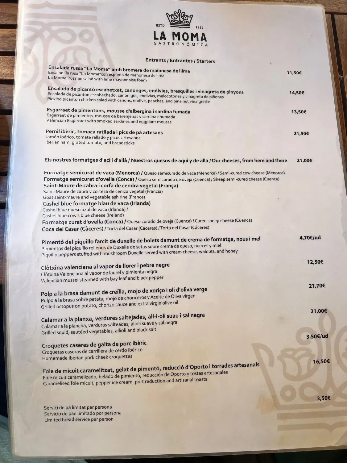 Menu 3