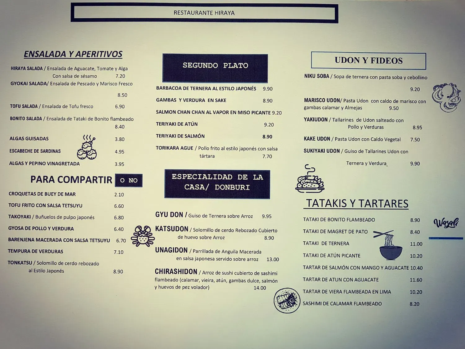 Menu 3