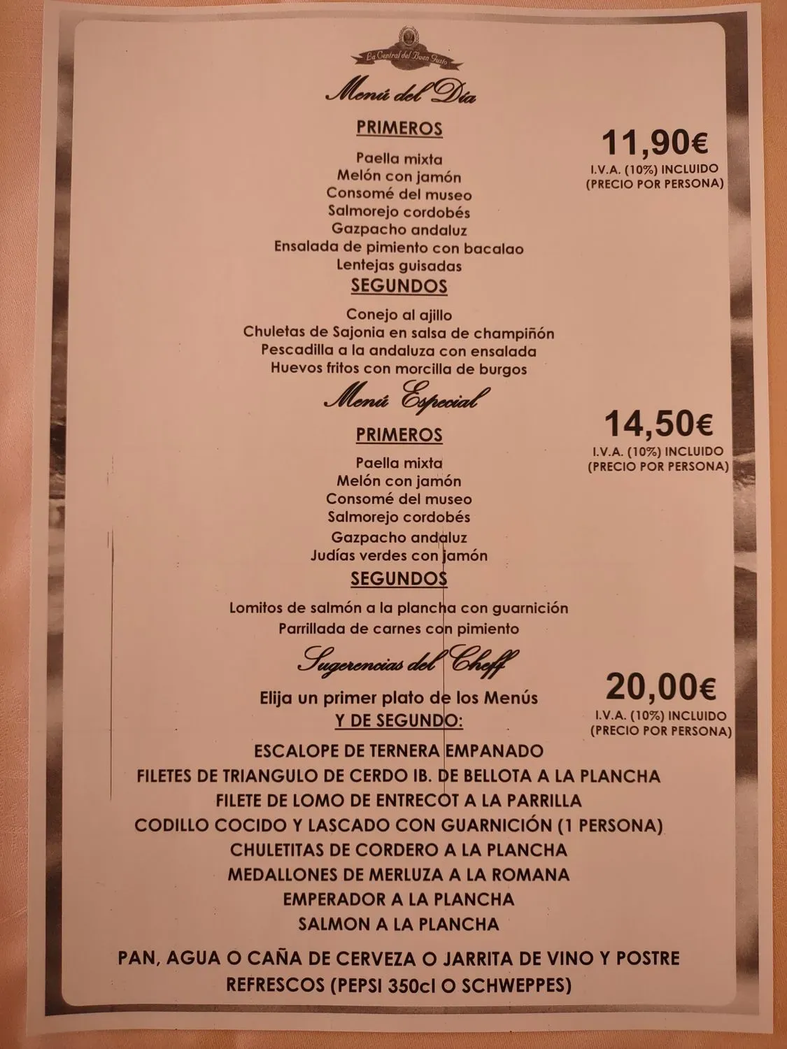 Menu 2