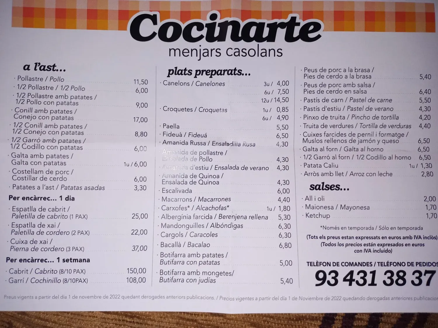 Menu 3