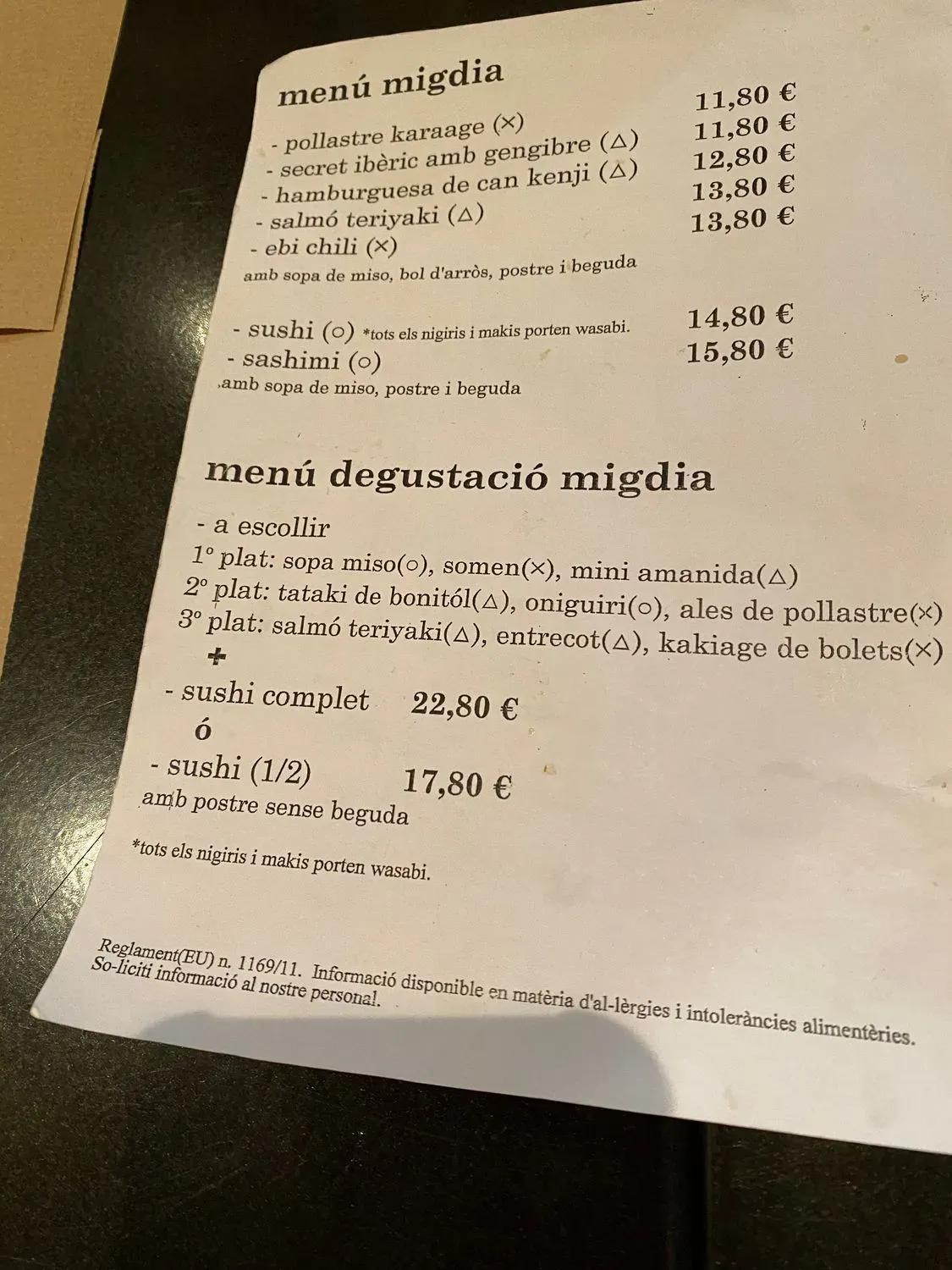 Menu 3