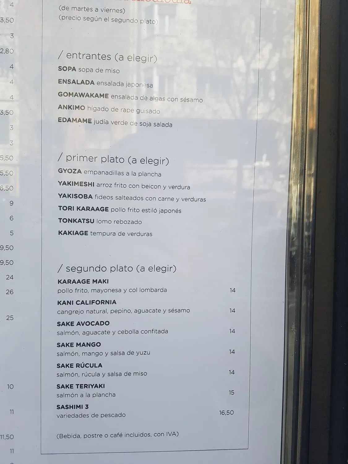 Menu 3