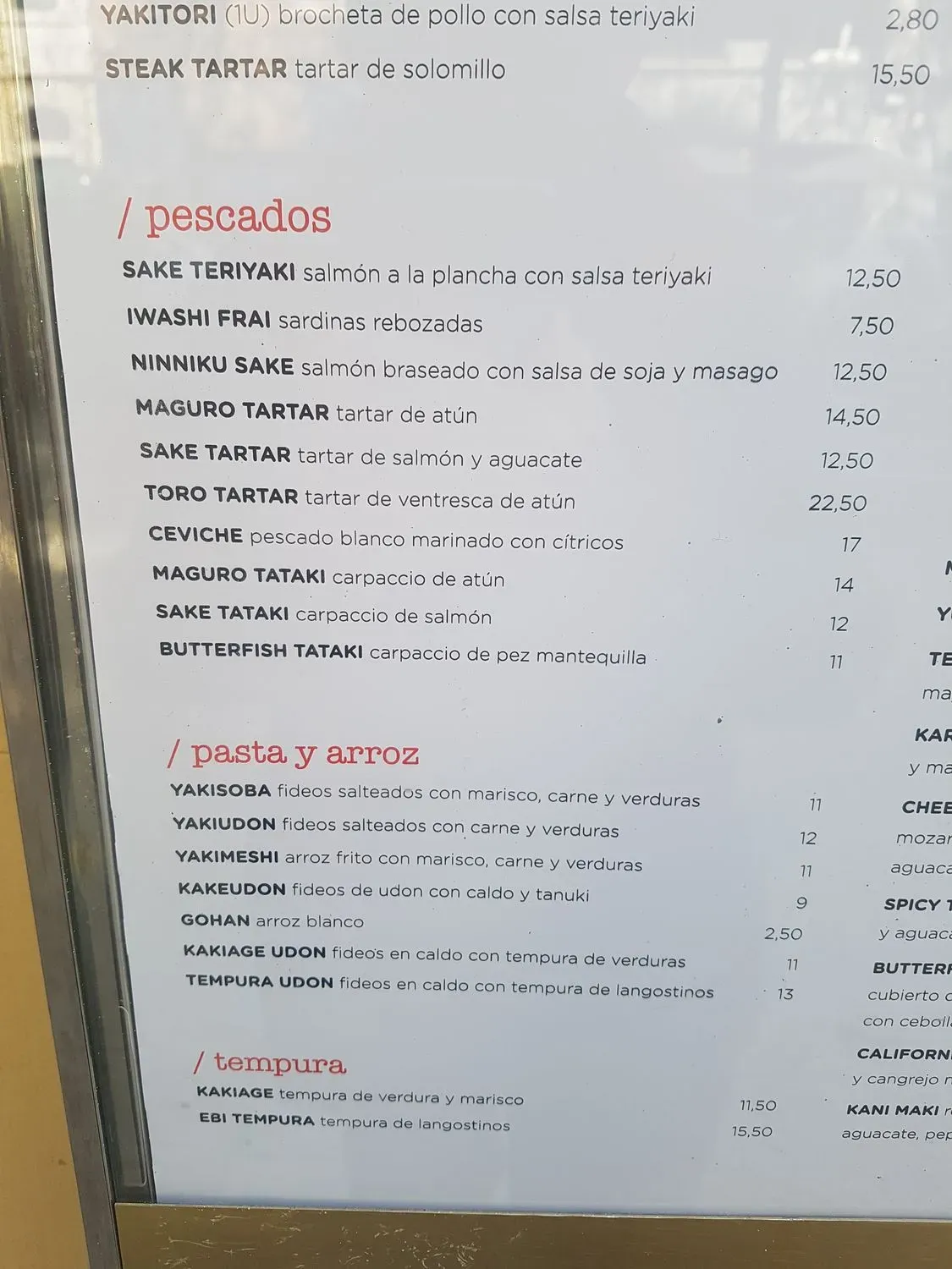 Menu 2