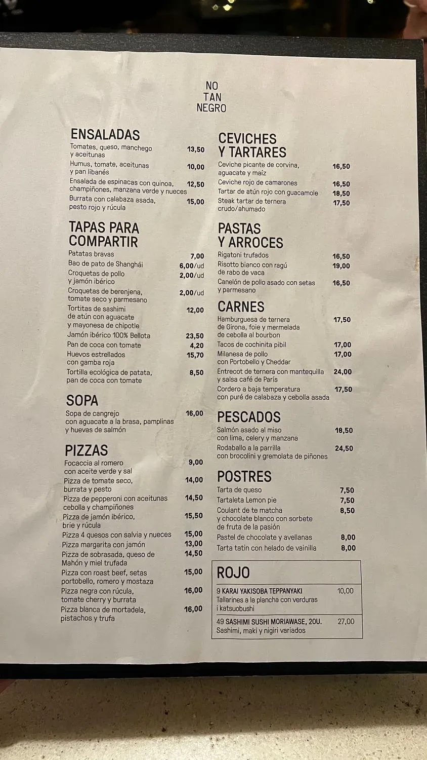 Menu 2