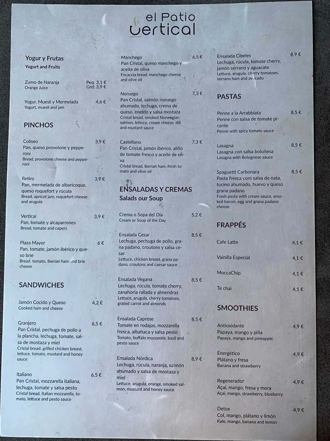 Menu 2