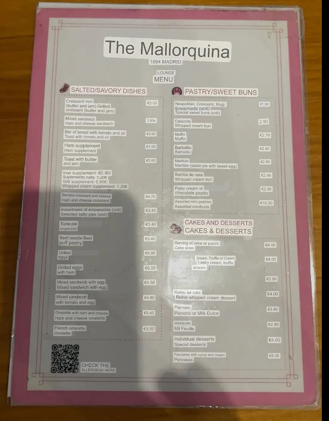 Menu 2