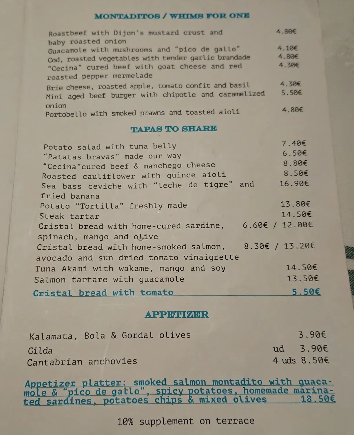 Menu 2