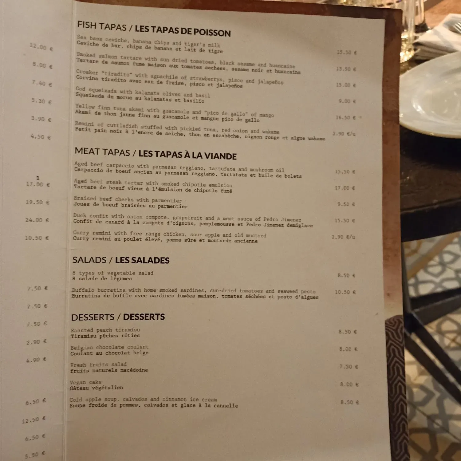 Menu 3