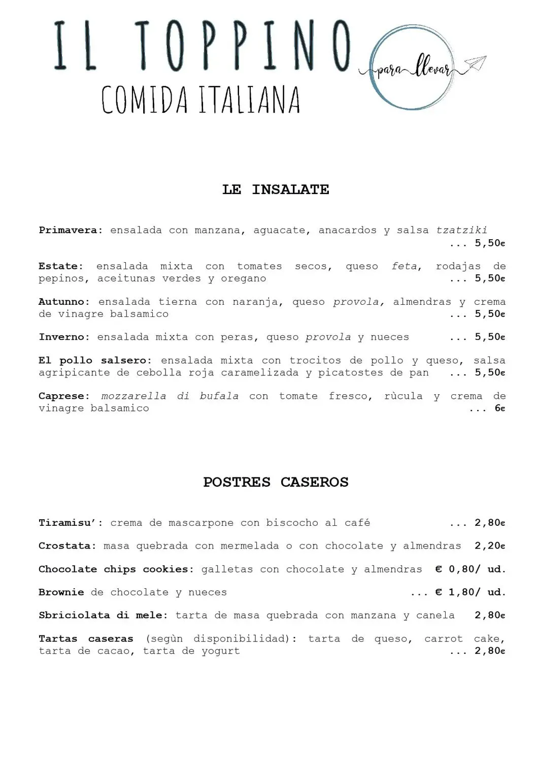 Menu 2