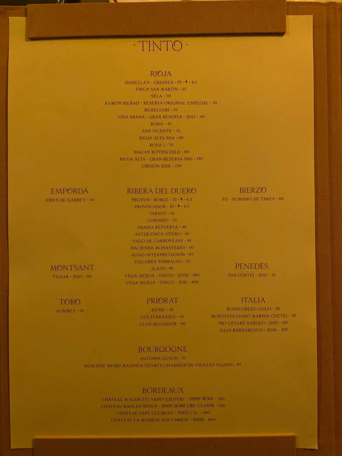 Menu 3