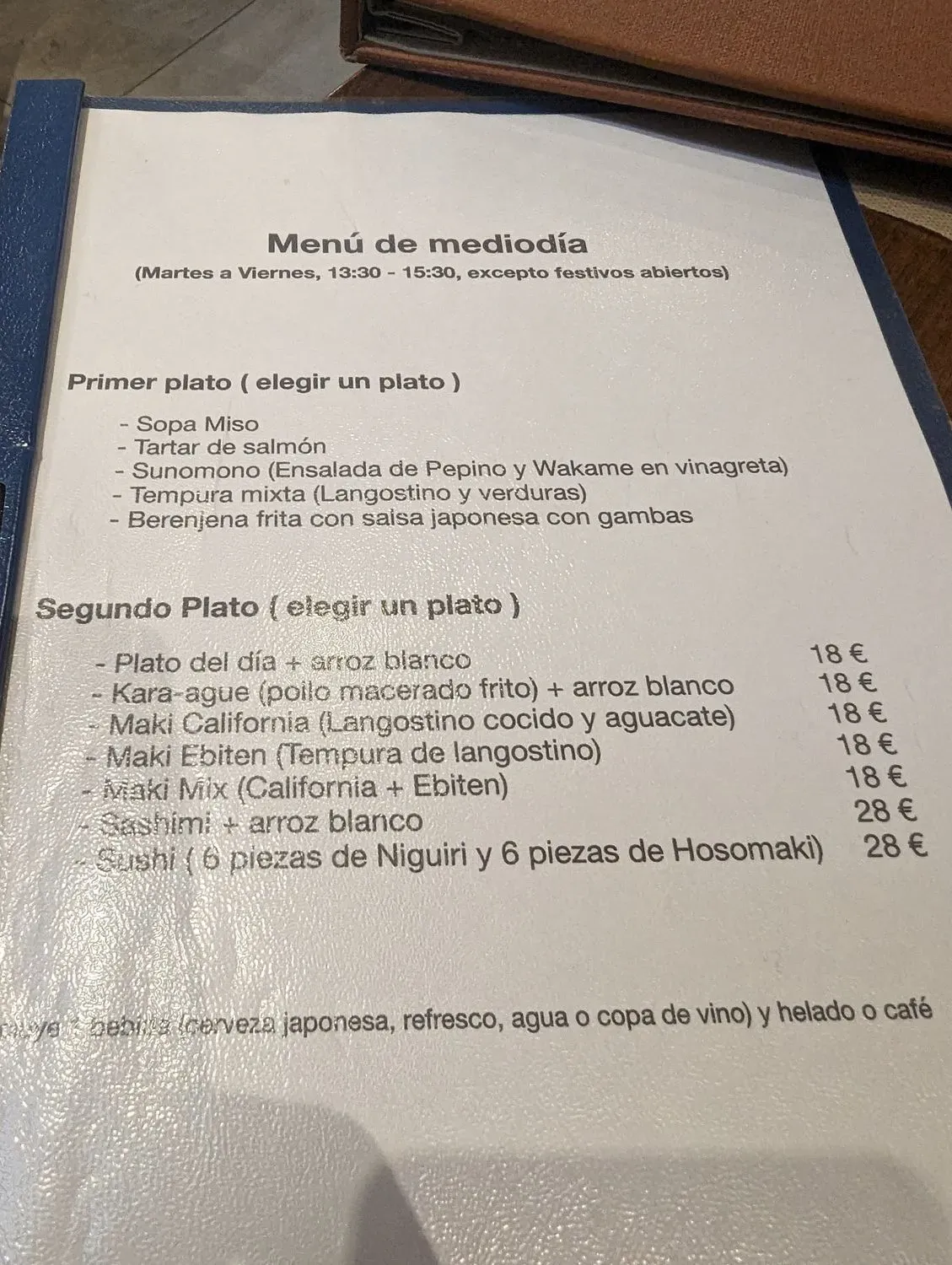 Menu 3