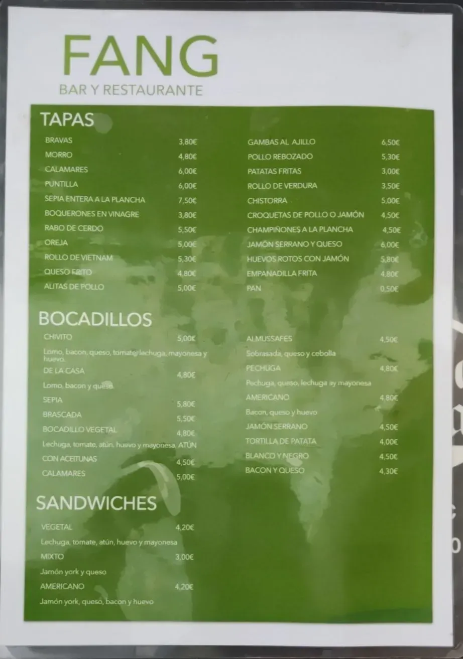 Menu 3